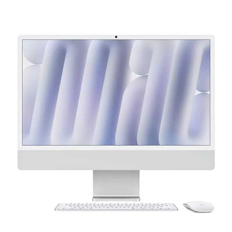 Computador Todo en Uno Apple iMac MCR24LZ/A - Apple M4 - 24GB - 512GB SSD - 61cm (24") 4.5K - De Escritorio - Plata - Apple M4 Chip - 4480 x 2520 - Apple Deca-core (10 Core) - IEEE 802.11ax - 143W