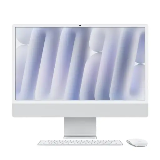 [6363016] Computador Todo en Uno Apple iMac MCR24LZ/A - Apple M4 - 24GB - 512GB SSD - 61cm (24") 4.5K - De Escritorio - Plata - Apple M4 Chip - 4480 x 2520 - Apple Deca-core (10 Core) - IEEE 802.11ax - 143W