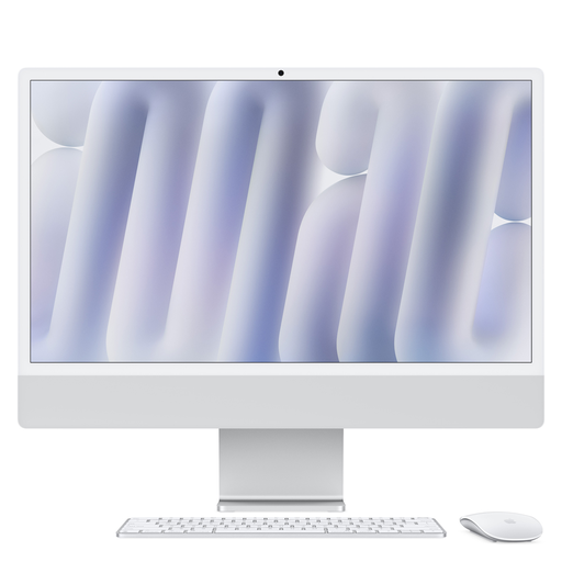 [6363023] Computador Todo en Uno Apple iMac MWUU3LZ/A - Apple M4 - 16GB - 256GB SSD - 61cm (24") 4.5K - De Escritorio - Plata - Apple M4 Chip - 4480 x 2520 - Apple Deca-core (10 Core) - IEEE 802.11ax - 143W